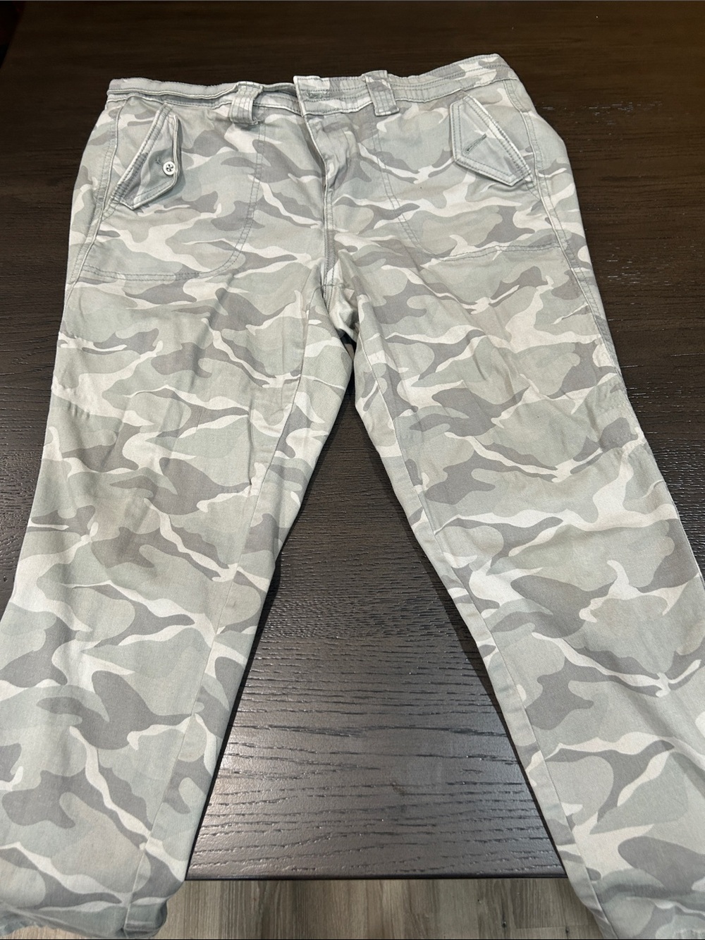 torrid Gray Camo Cropped Ankle Jeans